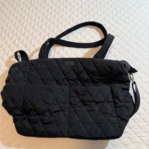 Vera Bradley Quilted Black Tote